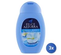 3x Felce Azzurra Doccia 250 Ml. Muschio Bianco