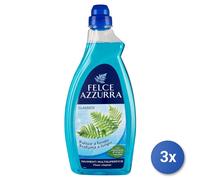 3x Felce Azzurra Pavimenti 1000 Ml. Classico Made In Italy