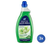 3x Felce Azzurra Pavimenti 1000 Ml. Primavera