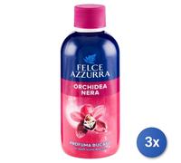 3x Felce Azzurra Profuma Biancheria 220 Ml. Orchidea nera