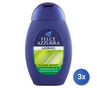 Felce Azzurra Uomo Doccia Shampoo Power Sport Energizzante – 6 pz x 250 ml