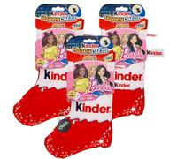 3X Ferrero Kinder Calza Maxi per barbie con 7 pezzi: kinder cereali, kinder maxi e kinder bueno, 176g con Portachiavi CAIYA® (2025)