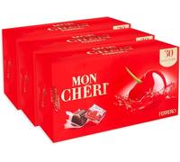 3X Ferrero Mon Cheri, Scatola Regalo con 30 MonChèri incartati singolarmente 315 g [3 Confezioni]