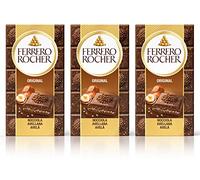 3X Ferrero Rocher Original Tavoletta di Cioccolato al Latte 90gr - Edizione Ferrero 2023 [3 Tavolette]