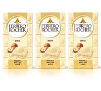 3X Ferrero Rocher Original Tavoletta di Cioccolato Bianco con Nocciole 90gr - Edizione Ferrero 2023 [3 Tavolette]