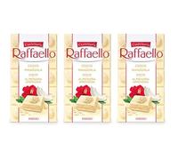 3X Ferrero, Tris Raffaello Tavoletta di Cioccolato al Cocco e Mandorla 90 g - Novita Confetteria