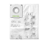 3x Festool Sicherheitsfiltersack Fis-Cth 26, Cth 48 per Cth-Absaugmobile 497542