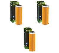 3x Filtri olio Ducati Panigale 1199 S Tricolore ABS 12-13 Hiflo HF159