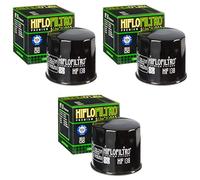 3x Filtri olio Suzuki DL 650 XT A V-Strom ABS 2015 Hiflo HF138