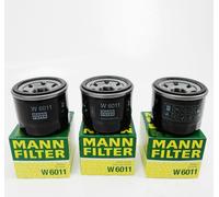 3x Filtro Olio Mann Smart 451 1,0l Fortwo Cabrio Coupe W6011 Brabus