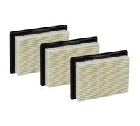 3x Filtro per Bosch GAS 10.8 V-Li 12 V 12V Professional