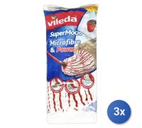 6pz VILEDA Supermocio pavimenti Microfibre & Power torsion XL