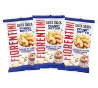 3X Fiorentini Snick Snack Gli Originali Peanut Butter Cornetti di Mais con Crema di Arachidi (Gluten Free) 70g [3 Confezioni]