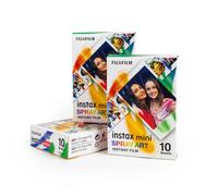 3X Fuji Instax Mini Spray Art 10 Fogli Film Effetto Graffiti