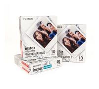 3X Fuji Instax Square White Marble Film 10 Fogli Marmo Sofortbildfilm Instant