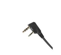 3X GA Dual Plugs Aviation Headphone to 2-Pin Headset Connector Convert Cable for UV-5R 888S