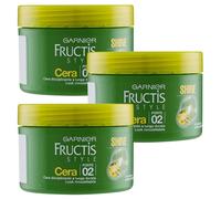 3x Garnier Fructis Cera Style Shine Disciplinante A Lunga Durata 75 ml
