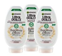 3x Garnier Ultra Dolce Balsamo All'Avena Per Capelli Delicati 250 ml