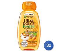 3x Garnier Ultradolce Bambini 2In1 All’Estratto D'Albicocca E Fiori Di Cotone