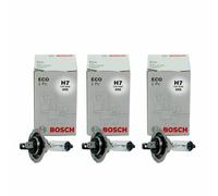 3x geniune singolo bosch eco h7 12v 55w 499 bulbo faro