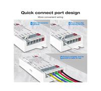 3X GLEDOPTO ESP32 PWM WLED LED Controller 5 Modalità In 1 12-24V WiFi App Control per RGBCCT RGBW RGB WWCW CCT Dimmer Strip Light