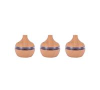 3X Gocce di Acqua 'Umidificatore del Grano di Legno Aromaterapia USB Purificazione 'Aria Diffusore 'Aroma 'Olio Essenziale Grano di