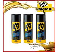 3X GRASSO LUBRIFICANTE SPRAY BARDAHL K9 AD ALTA ADESIVITÀ RESISTENTE ALL'ACQUA