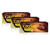 3X Grisbi, Biscotti Ripieni di Morbida Crema a Cioccolato Senza Glutine (Gluten Free), 150g [3 Confezioni]