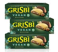 3X Grisbi Vegan Gianduia Frolle Ripiene di Crema Gianduia Vegana 135g - NOVITA' [3 Confezioni]