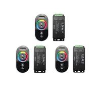 3X GT666 RGB LED LED Strip Controller Wireless RF Touch Remote 12V 24V 18A 3 Canali Luci Dimmer un Nastro