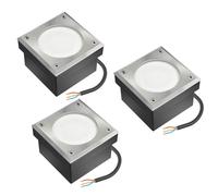 3x GX53 pavimentazione pietra terra luce da incasso NEOLUM per esterno IP67