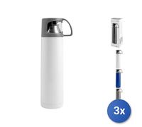 3x H&h Bottiglie Termica Inox, 750ml (COLORI MISTI)