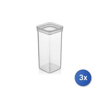 3x H&H Contenitore quadro con coperchio lt. 1,5