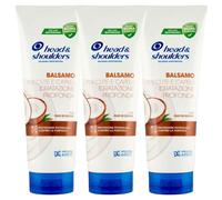 3x Head & Shoulders Balsamo Idratazione Profonda Con Olio Di Cocco 220 ml