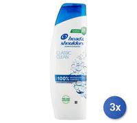 Head & Shoulders Classic Clean Shampoo Antiforfora 250ml per Uso Quotidiano. Fino al 100% Protezione dalla Forfora. Clinicamente Testato. Per Tutti i Tipi di Cute e Capelli. Sensazione di Freschezza