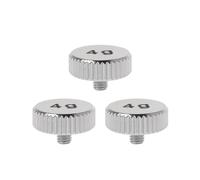 3X Headshell 4G Shell Peso Giradischi Parti di Strumenti Elettrici In Metallo per SL1200 SL1210 MK2 3 5 M5G Stylus DJ, Argento