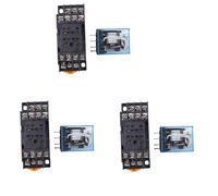 3X Hh54P Dc 12V Coil 4Pdt 14 Pin Rele' di Potenza Elettromagnetico Dyf14A B1741