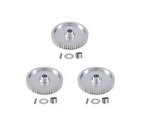 3X Ingranaggio Cilindrico nel Metallo 61T 51004 per TT01 TT01D TT01 TT01E 1/10 RC Accessori per Parti di Aggiornamento per Auto