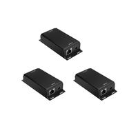 3X Iniettore PoE Gigabit Convertitore PoE da 12 V un 24 V per Conversioni Solari Ingresso 12-60 V Uscita PoE Passiva 24 V per MikroTIk