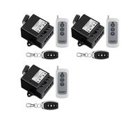 3X Interruttore Avanti/Indietro DC12V-24V, Attuatore Lineare con Telecomando, Corrente 10A, Portata 165 Piedi, Attuatore Lineare con Telecomando