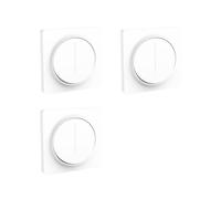 3X Interruttore Della Luce Dimmer Tuya Wifi, Interruttore un Parete del Pannello di Regolazione Touch 100-240 V, Funziona con Alexa Home