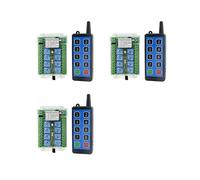 3X Interruttore di Controllo Remoto Wireless RF un 8 Canali Interruttore di Controllo Motore Remoto Wireless 9-72V
