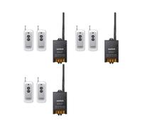 3X Interruttore Telecomando, Relè 12V/24V/48V/72V 40A, Interruttore RF Wireless con Interruttore Remoto un Lungo Raggio 984FT
