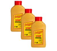 ✨ 3x Johnny’s Original Mustard | 480 g ciascuna Senape svedese audace e sa...