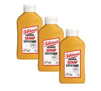 ✨ 3x Johnny’s Sweet & Strong Mustard | 500 g ciascuno Sweden’s Favorite