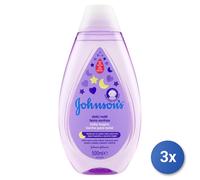 3x Johnson'S Baby 500 Ml. Bagno Dolci Notti