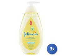 3x Johnson'S Baby 500 Ml. Bagno Primi Mesi