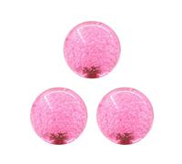 3X Joystick In Cristallo con Sfera, Maniglia Superiore, Bilanciere M6, Testa A Vite, Joystick per Giochi Arcade, Parti di Ricambio DIY Facili da