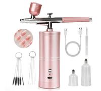 3X(Kit Aerografo Super : Aerografo di Precisione da 25 PSI per Unghi1434