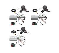 3X Kit Cruscotto Controller Scooter Elettrico 48V 25A con Display TF-100 + Pulsante Interruttore per Parti Scooter Elettrico M4